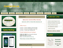Tablet Screenshot of edmontonaa.org